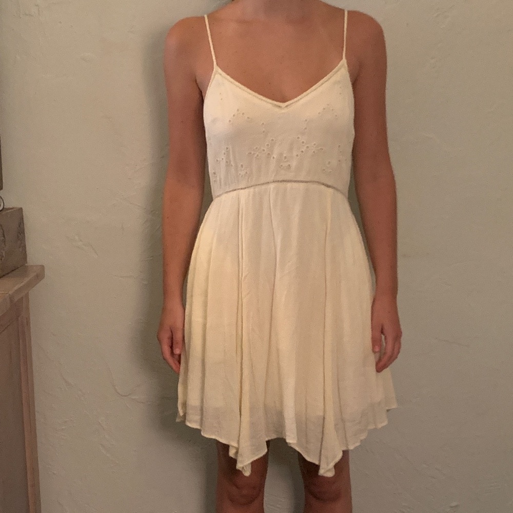 Abercrombie light yellow sundress